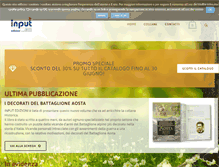 Tablet Screenshot of inputedizioni.com